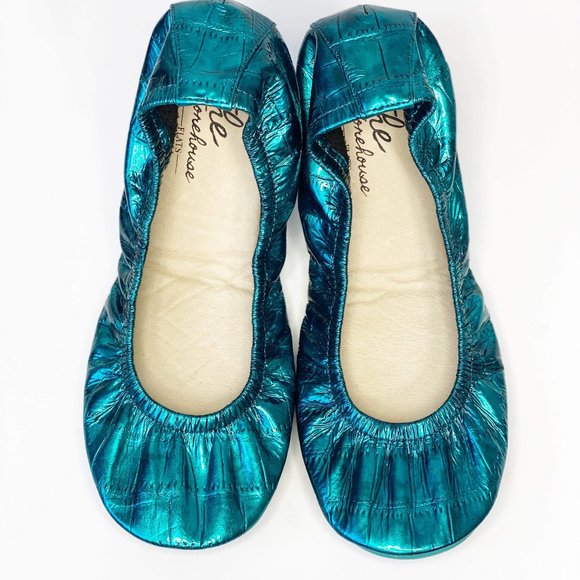 Storehouse Flats Teal Zeal Crocs - Picture 1 of 16